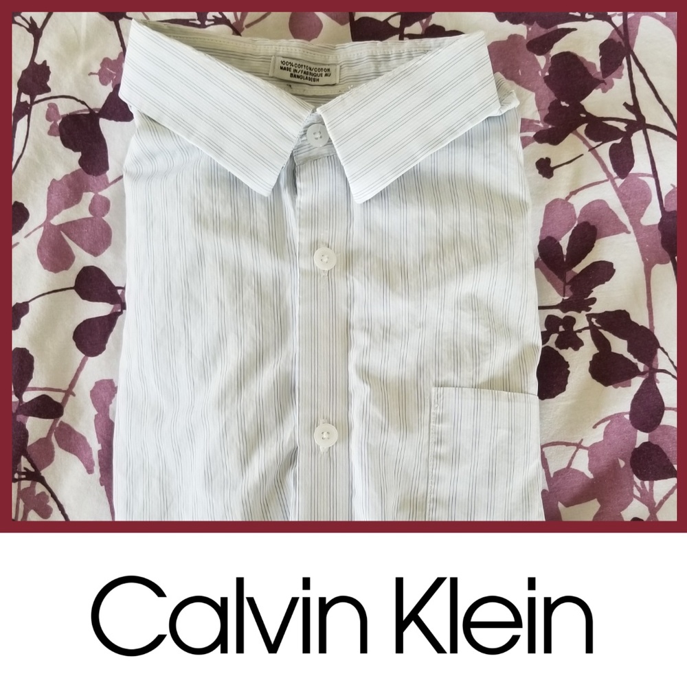 White Oxford Calvin Klein Shirt Affordable